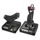 Logitech G Saitek X52 Pro Flight Control System, Controller and Joystick Simulator, LCD Display, Illuminated Buttons, 2xUSB, PC - Black/Silver