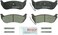 BOSCH BC964 QuietCast Premium Ceramic Disc Brake Pad Set - Compatible with Select Ford Explorer, Explorer Sport Trac; Jeep Liberty, TJ, Wrangler; Mercury Mountaineer; REAR