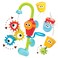 Yookidoo Bay Bath Toddler Toys (Ages 1-3) - 3 Stackable Cups, Spinning Gears, Hose &amp; Spout for Water Play - Mold Free - Suction Cups Attach to Any Bath Tub or Shower - Spin N Sort Spout Pro