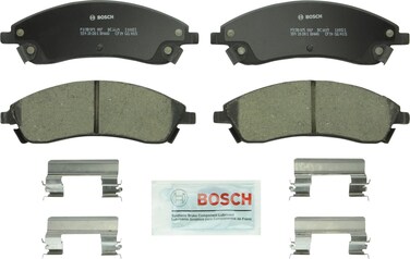 BOSCH BC1019 QuietCast Premium Ceramic Disc Brake Pad Set - Compatible with Select Cadillac CTS, SRX, STS; Pontiac Bonneville; FRONT