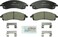 BOSCH BC1019 QuietCast Premium Ceramic Disc Brake Pad Set - Compatible with Select Cadillac CTS, SRX, STS; Pontiac Bonneville; FRONT
