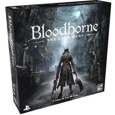 CMON Bloodborne The Card Game   Horror Game   Strategy Game   Battle Game   Cooperative Adventure Game for Adults and Teens   Ages 14+   3-5 Players   Average Playtime 30-60 Minutes   Made by CMON