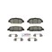 BOSCH BC1654 QuietCast Premium Ceramic Disc Brake Pad Set - Compatible with Select Honda Accord, HR-V; FRONT