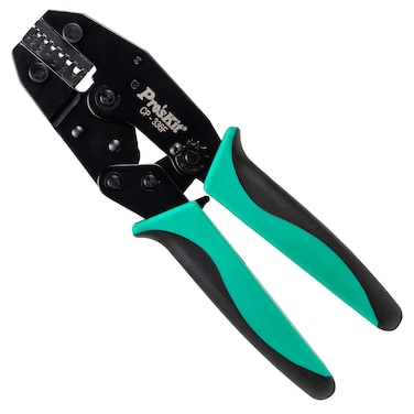 Pro'sKit 300-001 Crimper, Ratcheted, Ferrules, AWG 22-12, Multi