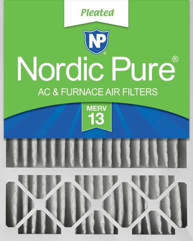 Nordic Pure 20x25x5 (19_7/8 x 24_7/8 x 4_3/8) Honeywell/Lennox Replacement MERV 13 Air Filter 1 Pack