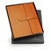 Gallaway Leather Padfolio Portfolio Folder &ndash; Slim Portfolio Folio Organizer Holder for Letter Legal A4 Note Pads Notebooks for Men Women Refillable Business Leather Portfolio Binder, Brown
