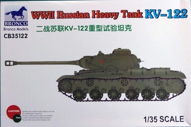 WWII Russian Heavy Tank Kv-122 1/35 Military Model Kit