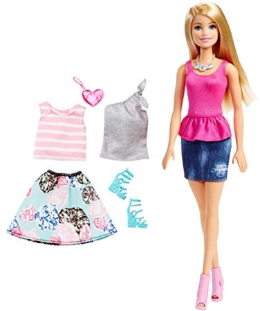 Barbie Doll and Fashions - Skirt Set