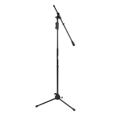Gator Frameworks Deluxe Tripod Microphone Stand with Clutch Height Adjustment and Single Section Boom Arm (GFW-MIC-2110)