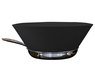 Frywall 10 (Medium) - Black - Splatter Guard, as Seen on Shark Tank