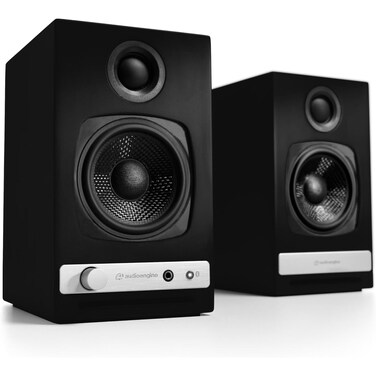 Audioengine A2-HD Wireless Bluetooth PC and Computer Desktop Speakers with aptX HD - USB, RCA, Headphone Compatible