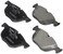 BOSCH BP1294 QuietCast Premium Semi-Metallic Disc Brake Pad Set - Compatible with Select BMW X4, X5, X6; FRONT