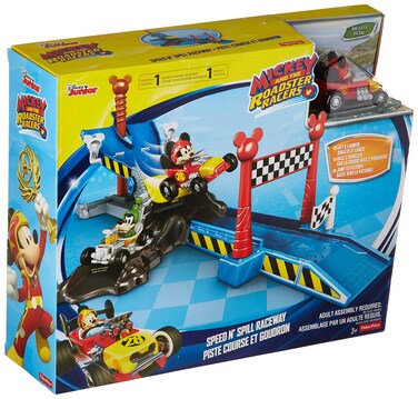 Fisher-Price Disney Mickey and The Roadster Racers Speed N' Spill Raceway