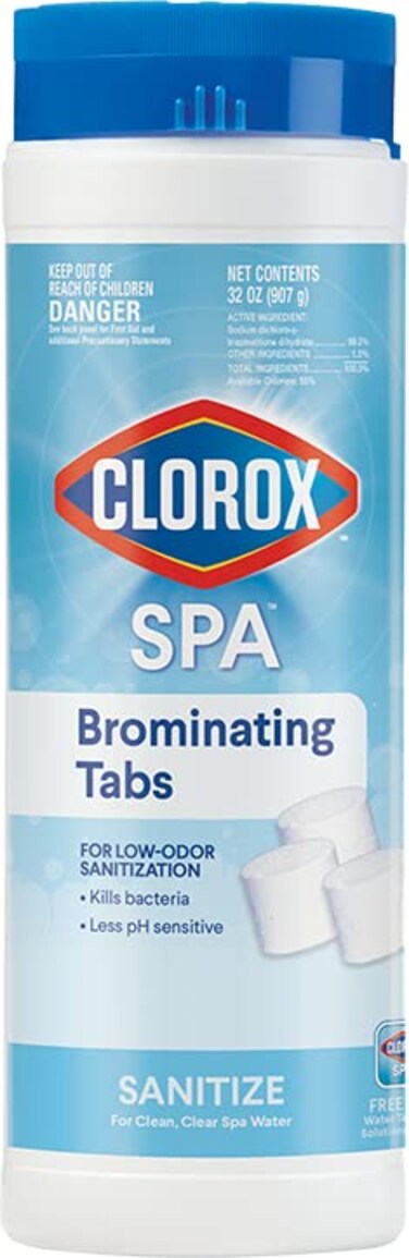 Clorox&reg; Pool&amp;Spa&trade; Spa Bromine Tablets, For Low-Odor Sanitization, Restores Water Clarity, Fast-Dissolving, 1.5LB (Pack of 1)