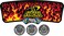 Speed Stacks   G5 Black Flame StackMat (Timer and Mat)   Accuracy to 0.001 Seconds, Batteries Included   Endorsed by Sport Stacking and Cubing associations