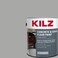 KILZ 1-Part Epoxy Acrylic Concrete and Garage Floor Paint, Interior/Exterior, Satin, Silver Gray, 1 Gallon