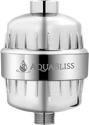 AquaBliss High Output Revitalizing Shower Filter - Reduces Dry Itchy Skin, Dandruff, Eczema, and Dramatically Improves The Condition of Your Skin, Hair and Nails - Chrome (SF100)