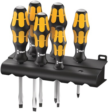 WERA - Kraftform 900 Chiseldriver Set - 6 Piece (4Sl/2Pz