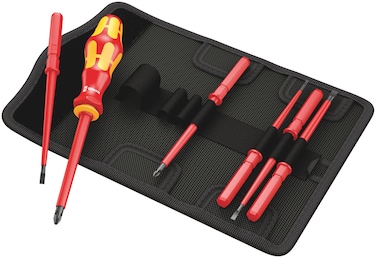 Wera 05003472001 Kraftform Kompakt 60I/65I/7 Bit Set With Handle And Inter-Changeable Blades