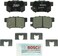 BOSCH BC536 QuietCast Premium Ceramic Disc Brake Pad Set - Compatible with Select Acura CL, EL, Integra, Legend, RDX, RL, TL; Honda Civic, CR-V, Element, Odyssey; Isuzu Oasis; REAR