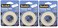 3M 178 &frac34;" x 1100" Freezer Tape,pack of 3