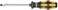 Wera 05018268001 Kraftform Plus 932 A Slotted Screwdriver, 9mm Head, 6" Blade Length