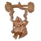Radha Krishna Jhula Wall Hanging 13 Inch