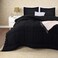 Utopia Bedding Queen Size Comforter Set with 2 Pillow Shams, Bedding Comforter Sets, Down Alternative Black Comforters, Soft and Comfortable, Machine Washable