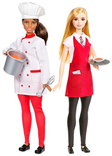 Barbie Friend Careers Chef &amp; Waiter Doll Set