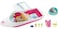 Barbie Floating Dolphin Magic Boat with Glass Bottom, 3 Puppies, Floating Raft and Accessories