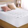 Utopia Bedding Twin Mattress Pad, Quilted Fitted Premium Mattress Protector, Deep Pocket Cover Stretches up to 16 Inches, Fluffy Pillow Topper (39x75 Inches, White)