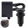 Westbrass RASB-2B3-62 Sink Top Waste Disposal Air Switch and Dual Outlet Control Box, Flush Button, Matte Black