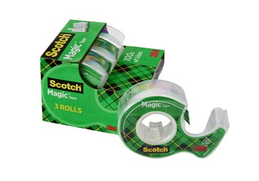 Scotch Magic Tape 3105, 3/4-Inch x 300-Inches, 3 Rolls
