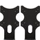 WALI Mount Adapter Bracket for Samsung Monitors S20C300BL, PX2370, S23C350H, and S24B300EL (VSA001-2), 2 Pack, Black