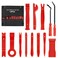 GOOACC Nylon Bumper Fastener Rivet Clips Car Clip Panel Audio Video Dashboard Dismantle Kits Installer Removal Tool (13PCS Trim Removal Tool Set)