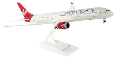 Daron Worldwide Trading Skymarks SKR887 Virgin Atlantic Boeing 787-9 1:200 Scale Display Model with Gear and Stand