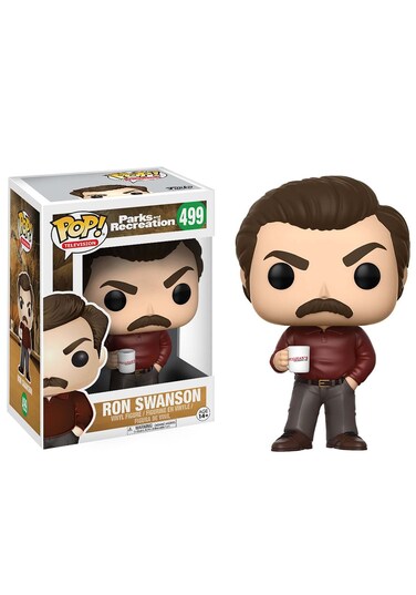Funko Pop Television: Parks &amp; Recreation - Ron Swanson Figure