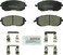 BOSCH BC929 QuietCast Premium Ceramic Disc Brake Pad Set - Compatible with Select Saab 9-2X; Subaru Baja, Forester, Impreza, Legacy, Outback, WRX; FRONT