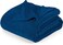 Utopia Bedding Navy Fleece Blanket King Size Lightweight Fuzzy Soft Anti-Static Microfiber Bed Blanket (90x102 Inch)