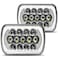 SPL 105W Brightest 5x7 7x6 Projector Led Headlights Sealed Beam H4 Plug H6054 H5054 with DRL Compatible with Jeep Wrangler YJ Cherokee XJ Ford Chevy GMC Toyota etc(Chrome Pair)