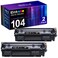 E-Z Ink Compatible Toner Cartridge Replacement for Canon 104 Black Toner Cartridge CRG104 CRG-104 to use with ImageClass D420 D480 MF4350d MF4150 MF4270 MF4370 MF4690 FAXPHONE L90 L120 (2 Pack)