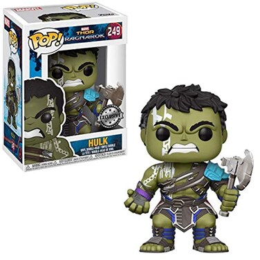 Funko POP! Marvel: Thor Ragnarok - Hulk Gladiator Suit No Helmet - Exclusive Vinyl Action Figure