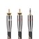 SKW Audiophile Ultra-high Purity Copper Audio Cable 3.5mm Male to 2 RCA Male Audio Auxiliary Stereo Y Splitter Adapter Cable 16.4ft/5M