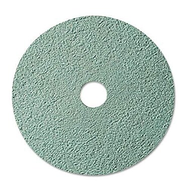 3M 08753 Burnish Floor Pad 3100, 20-Inch Diameter, Aqua, 5/Carton