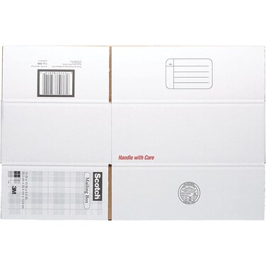 Scotch Mailing, Moving, and Storage Box, 14 Inches x 10 Inches x 5-1/2 Inches, 12-Pack (8006)