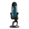 Logitech for Creators Blue Yeti USB Mic for Recording and Streaming on PC and Mac, Blue VO!CE effects, 4 Pickup Patterns, Headphone Output and Volume Control, Stand, Plug and Play &ndash; Black &amp; Teal