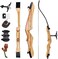 Topbows 68" Takedown Recurve Bow Adult Archery Competition Athletic Bow Weights 18 20 22 24 26 28 30 32 34 36 LB Right and Left Hand Archery Kit for Outdoor Training Shooting