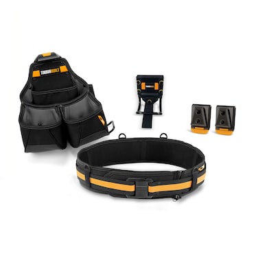 ToughBuilt - Pro Framer Tool Belt Set - Includes a Framer Pouch, Modular Hammer Loop and Padded Belt - (3 Piece) (TB-CT-102-3)