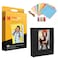 KODAK 2"x3" Premium Zink Photo Paper (50 Sheets) + Colorful Square Hanging Photo Frames + Photo Album (Compatible Printomatic)
