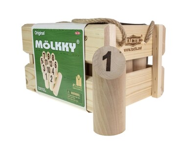 M&ouml;lkky &ndash; an Outdoor Dexterity Game by Tactic &ndash; 2+ Players - Board Games for Family &ndash; 15+ Minutes of Gameplay - Games for Family Game Night - for Teens and Adults Ages 14+ - English Version